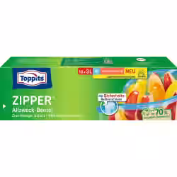 Toppits Zipper Vorratspack XL Allzweck-Beutel  4008871211040