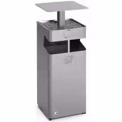 VAR Ascher/ Abfallsammler mit Dach B 45 21275