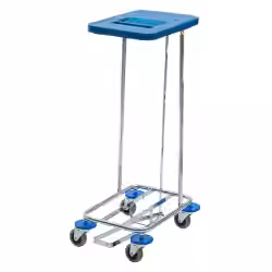 VERMOP Meditrans Wäschesammler Einfach mit Deckel und Pedal 10641801