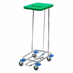 VERMOP Meditrans Wäschesammler Einfach mit Deckel und Pedal 10641804
