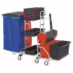 VERMOP Variant Twixter-Press Reinigungswagen
