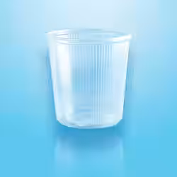 Verpackungsbecher mit Deckel PP rund 500 ml 95068
