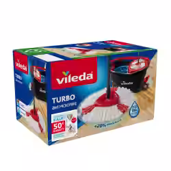 Vileda TURBO 2in1 Microfibre Bodenwischer Set