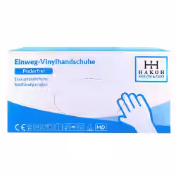 Vinyl Einmalhandschuhe puderfrei