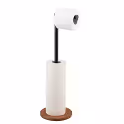 WENKO 2-in-1 Stand Toilettenpapierhalter Serro