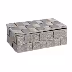 WENKO Adria Mini Aufbewahrungskorb mit Deckel 22572100
