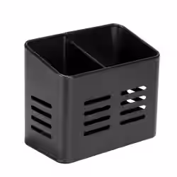 WENKO Besteckkorb Baco Schwarz