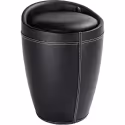WENKO Candy Hocker Lederoptik mit abnehmbarem Wäschesack 21774100