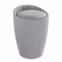 WENKO Candy Hocker Leinenoptik mit abnehmbarem Wäschesack 22836100