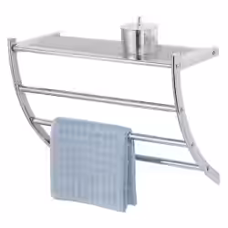 WENKO Exclusiv Pescara Wandregal mit Handtuchstangen 15578100