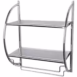 WENKO Exclusiv Wandregal mit 2 Ablagen 15173100