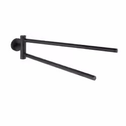 WENKO Handtuchhalter Bosio Black matt mit 2 Armen
