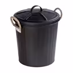 WENKO Kosmetikeimer Gara Schwarz matt