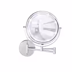 WENKO Lumi Power-Loc LED Wandspiegel 3656530100