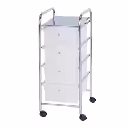 WENKO Rollwagen Messina 4 Schubladen