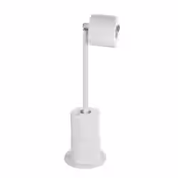WENKO Stand Toilettenpapierhalter 2 in 1