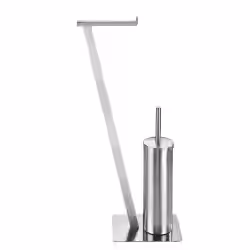 WENKO Stand WC-Garnitur Lirio Edelstahl matt