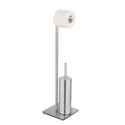 WENKO Stand WC-Garnitur Recco Edelstahl