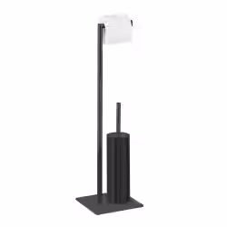 WENKO Stand WC-Garnitur Recco Schwarz