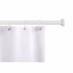 WENKO Teleskop-Duschstange Luz 110 - 185 cm