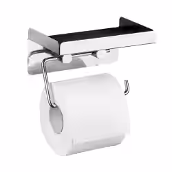 WENKO Toilettenpapierhalter 2 in 1