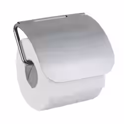 WENKO Toilettenpapierhalter mit Deckel Osimo