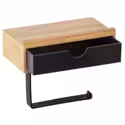 WENKO Toilettenpapierrollenhalter Bambusa
