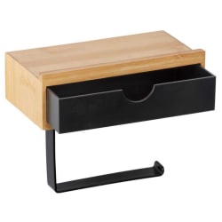 WENKO Toilettenpapierrollenhalter Bambusa