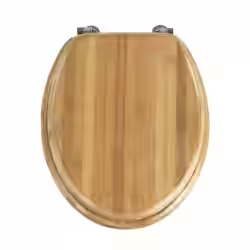 WENKO WC-Sitz Bambus Dunkel