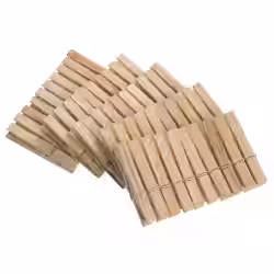 WENKO Wäscheklammern Holz