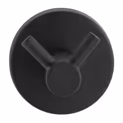 WENKO Wandhaken Duo Bosio Black matt