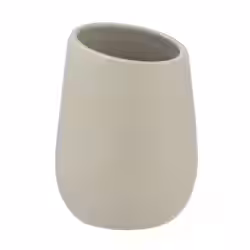 WENKO Zahnputzbecher Badi Beige Keramik