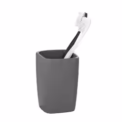 WENKO Zahnputzbecher Faro Grey