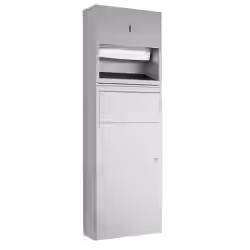 Wagner EWAR Kombinierter Papierhandtuchspender mit Papierkorb 722 992