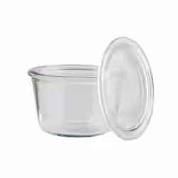 Weck-Glas mit Deckel Sturzform