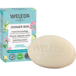 Weleda Shower Bar Feste Duschseife Geranium + Litsea cubeba 006247X9