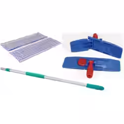Wischset langflorig mit Teleskopstiel Breite 40 cm