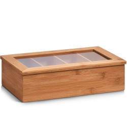 Zeller Bamboo Teebeutelbox