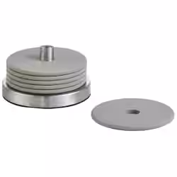 Zeller Edelstahl Glasuntersetzer-Set