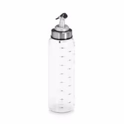 Zeller Essig- und Ölflasche aus Glas/Metall