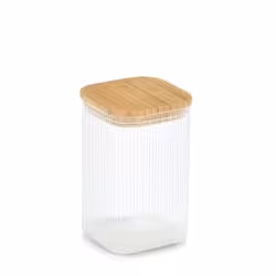 Zeller Vorratsglas aus Glas mit Bambusdeckel
