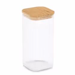 Zeller Vorratsglas aus Glas mit Bambusdeckel