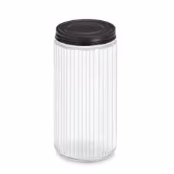 Zeller Vorratsglas aus Glas mit Metalldeckel