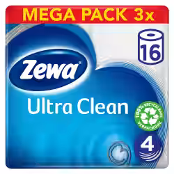 Zewa Ultra Clean Toilettenpapier Großpackung 836257