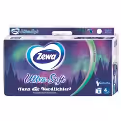 Zewa Ultra Soft Limited Edition Toilettenpapier 1 Packung = 8 Rollen à 150 Blatt