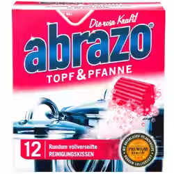 abrazo Topf & Pfanne Reinigungskissen 1 Packung = 12 Stück