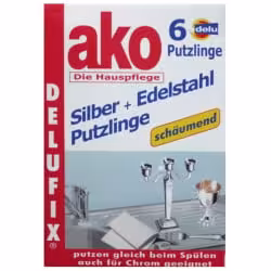 ako Delufix Silber + Edelstahl Putzlinge 1015.01