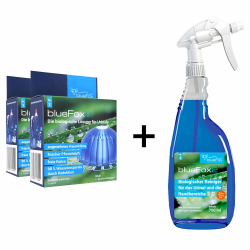 blueFox Urinal Bio-Kapsel & Sanitärreiniger Set