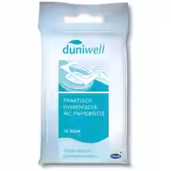 duniwell WC-Papiersitze - praktisch und hygienisch 1 Packung = 10 Toilettensitzauflagen