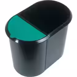 helit Papierkorb Duo-System "the double"